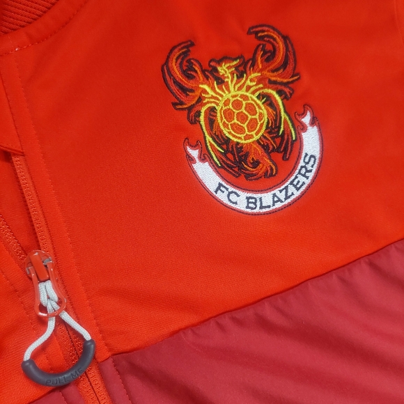 Puma FC Blazers Oshea Soccer Training Jacket Red Size Large - Picture 5 of 9